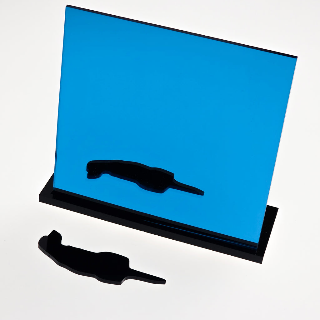 1/8" Sky Blue Mirrored Acrylic (per sheet)
