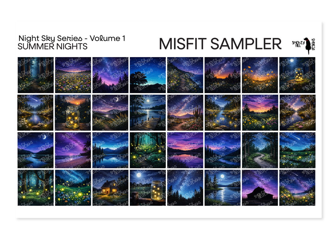 Misfit PatternPly® Transparent Summer Nights