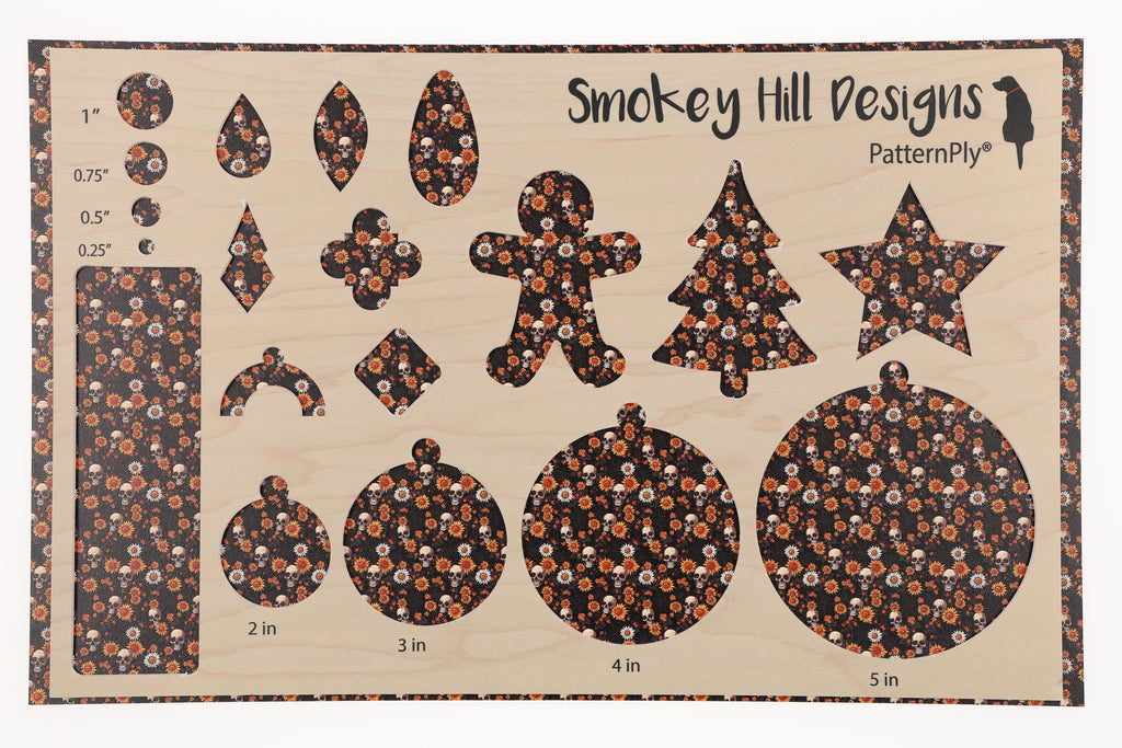 PatternPly® Full Coverage Sunflower Skulls Micro product photo 3