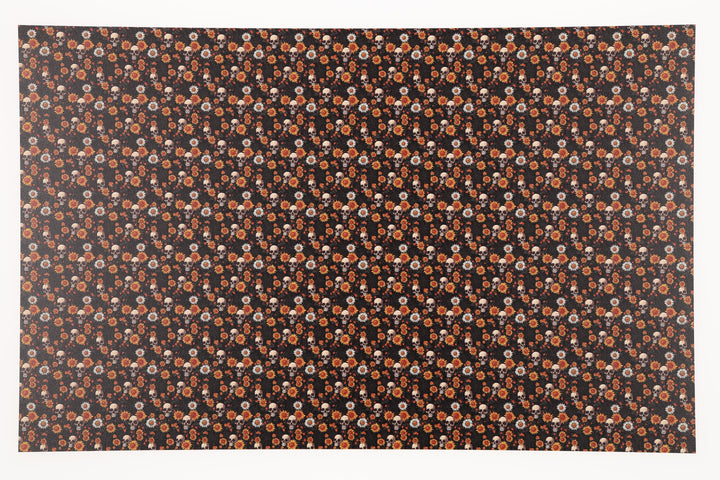 PatternPly® Full Coverage Sunflower Skulls Micro