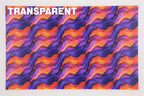 PatternPly® Transparent Sunrise Ink sheet showing the pattern