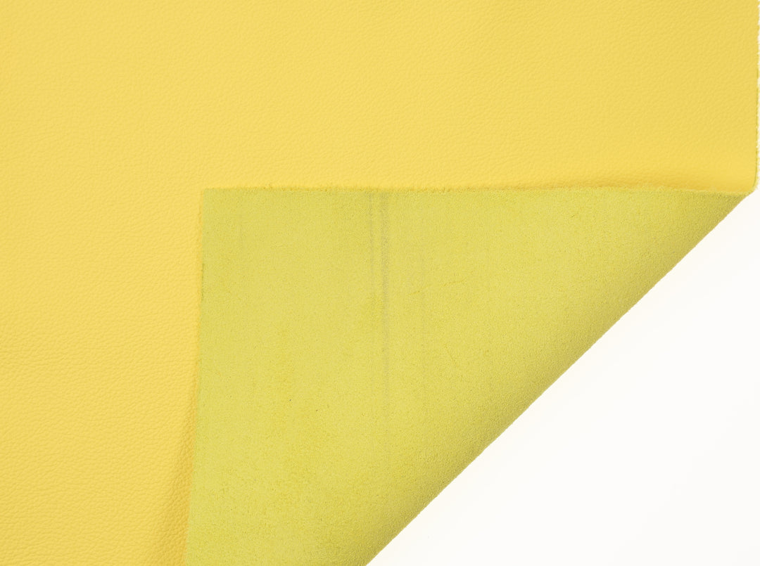 Sunshine Yellow Leather