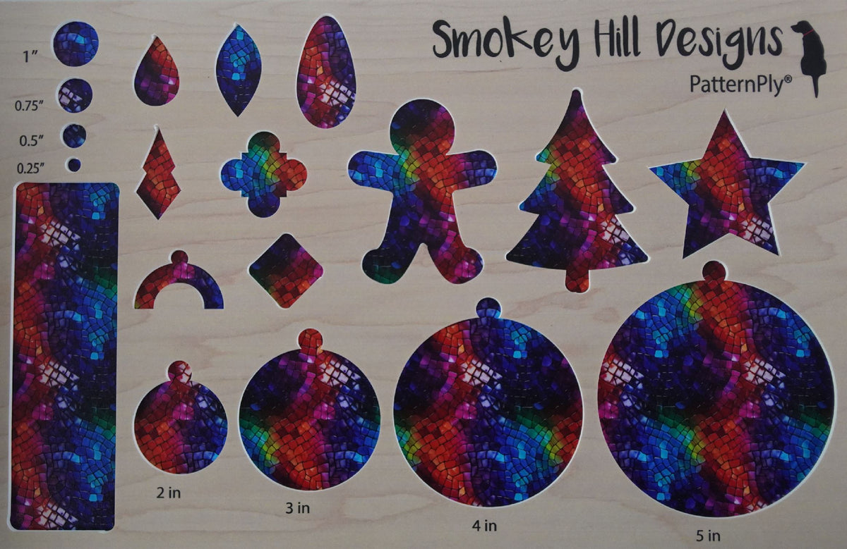 PatternPly® Full Coverage Tie Dye Stained Glass product photo 3