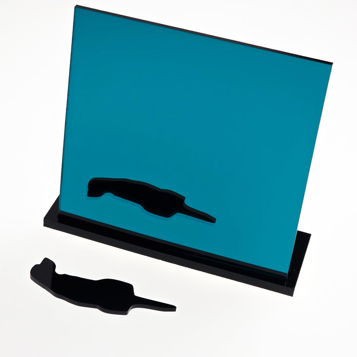 1/8" Teal Mirrored Acrylic (per sheet)