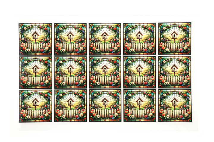 PatternPly® Transparent Spring Birdhouse Small