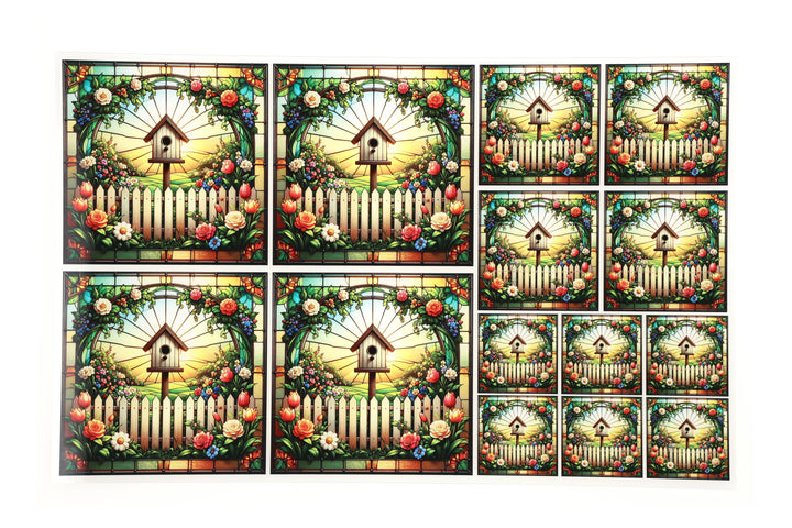 PatternPly® Transparent Spring Birdhouse 3 Sizes