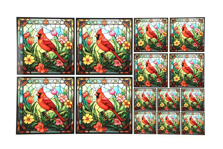 PatternPly® Transparent Spring Cardinal 3 Sizes