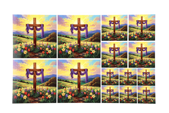 PatternPly® Transparent Risen 3 Sizes