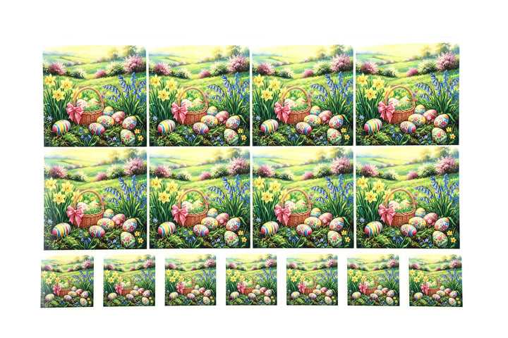 PatternPly® Transparent Pastel Easter Hunt 2 Sizes
