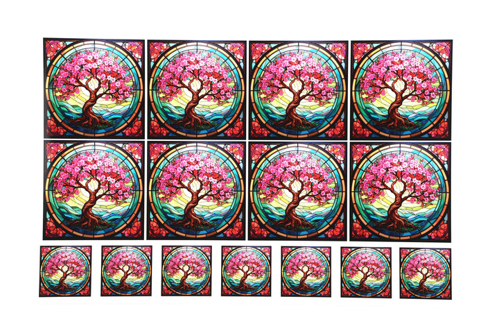 PatternPly® Transparent Spring Blossoms 2 Sizes