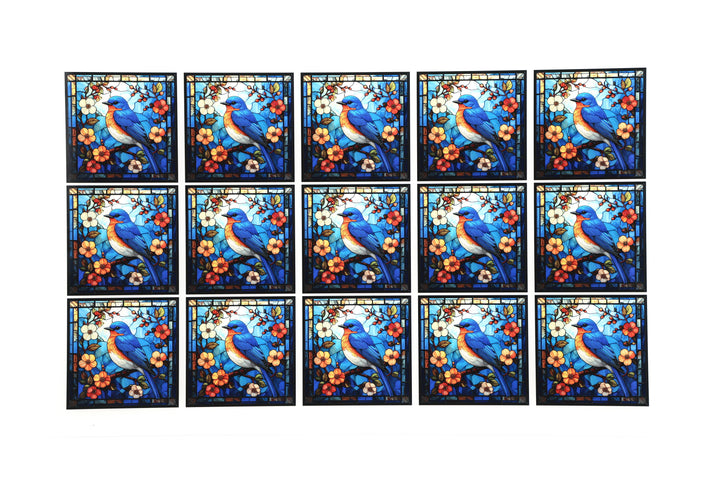 PatternPly® Transparent Blue Bird Small