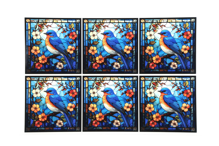 PatternPly® Transparent Blue Bird Large