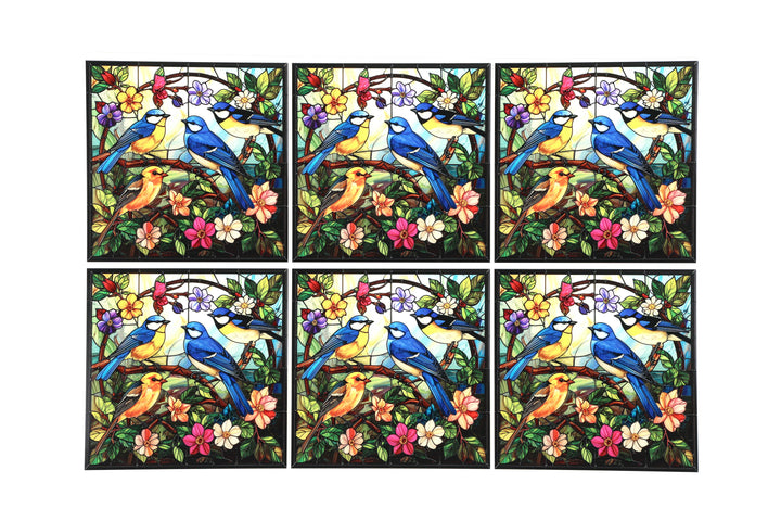 PatternPly® Transparent Spring Bird Party Large