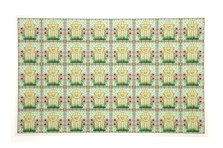 PatternPly® Transparent Pastel Shrouded Cross Extra Small