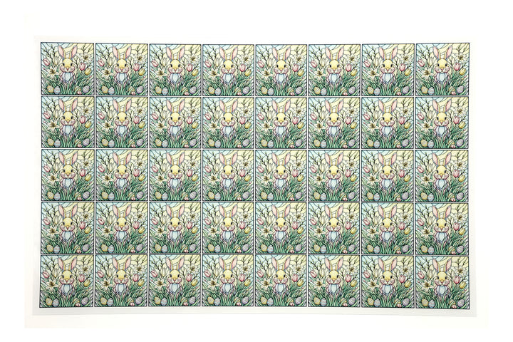 PatternPly® Transparent A Bunnys Lily Garden Extra Small