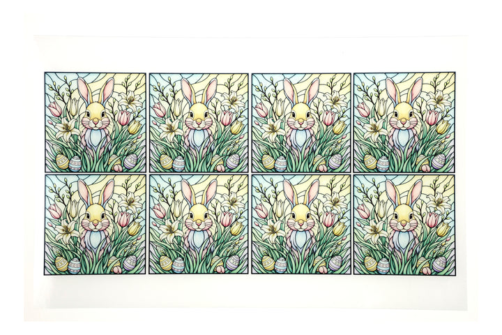 PatternPly® Transparent A Bunnys Lily Garden Medium