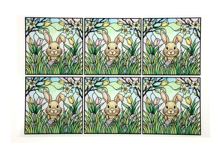 PatternPly® Transparent Somebunny Loves Spring Large