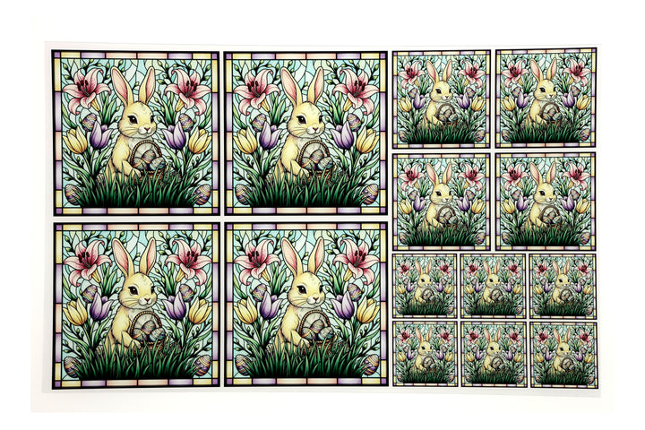 PatternPly® Transparent Bunnys Treasure 3 sizes