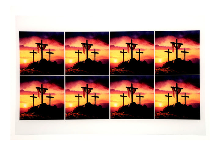 PatternPly® Transparent Crosses on the Hill Medium