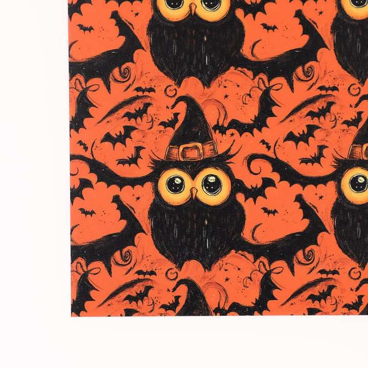 PatternPly® Full Coverage Vintage Spooky Owls