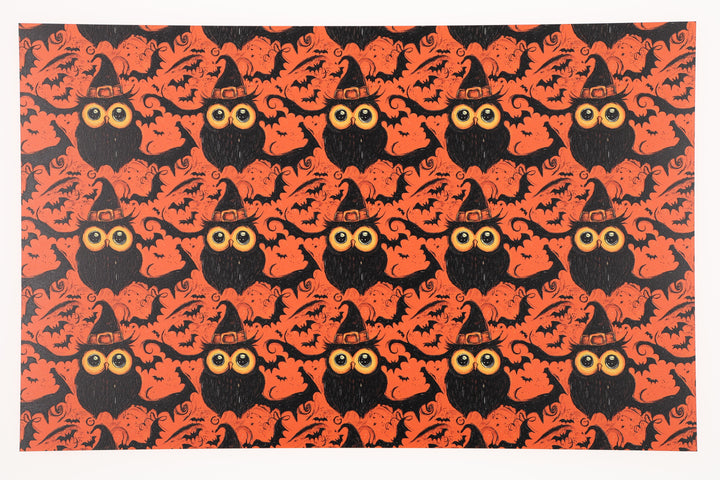 PatternPly® Full Coverage Vintage Spooky Owls
