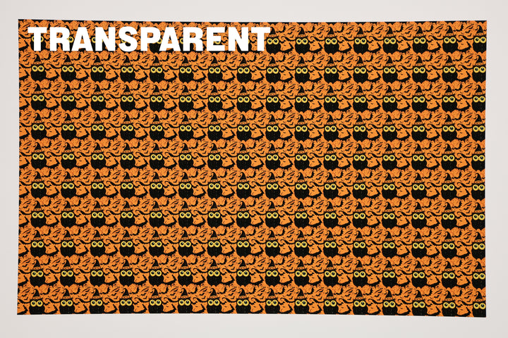 PatternPly® Transparent Vintage Spooky Owls Micro