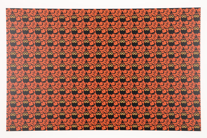 PatternPly® Full Coverage Vintage Spooky Owls Micro