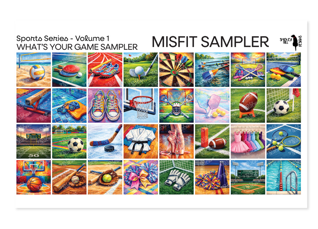 Misfit PatternPly® Transparent What's Your Game Sampler