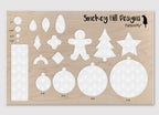 PatternPly® Scattered Gothic Wallpaper White product photo 3