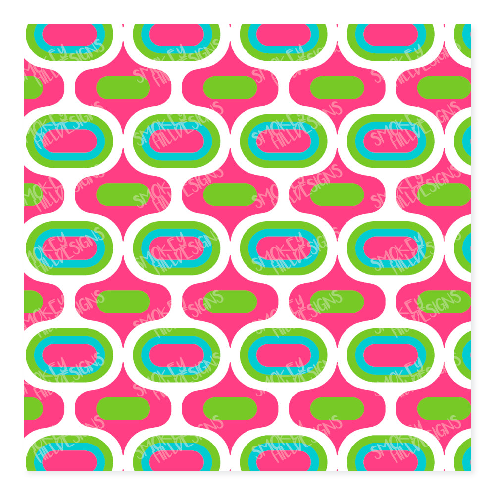 PatternPly® Scattered Y2K Teardrop Trio