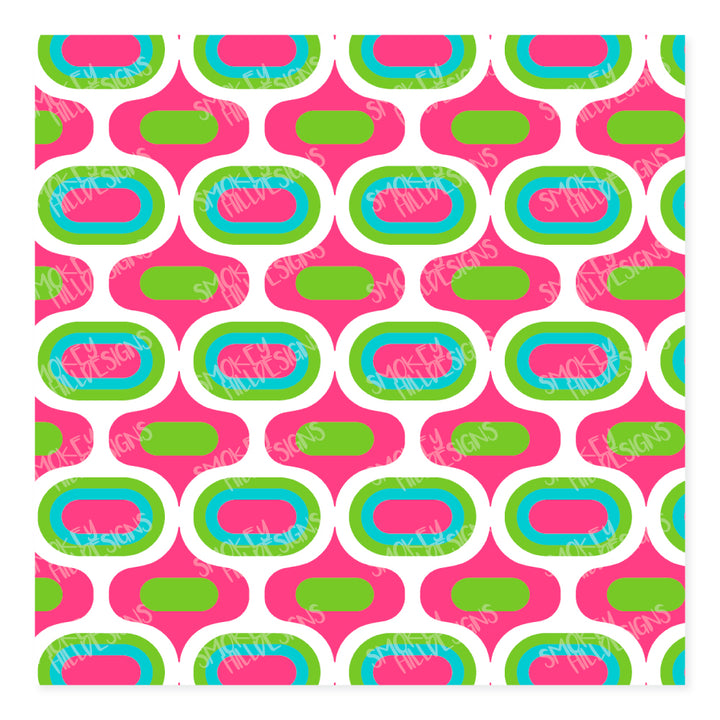 PatternPly® Scattered Y2K Teardrop Trio