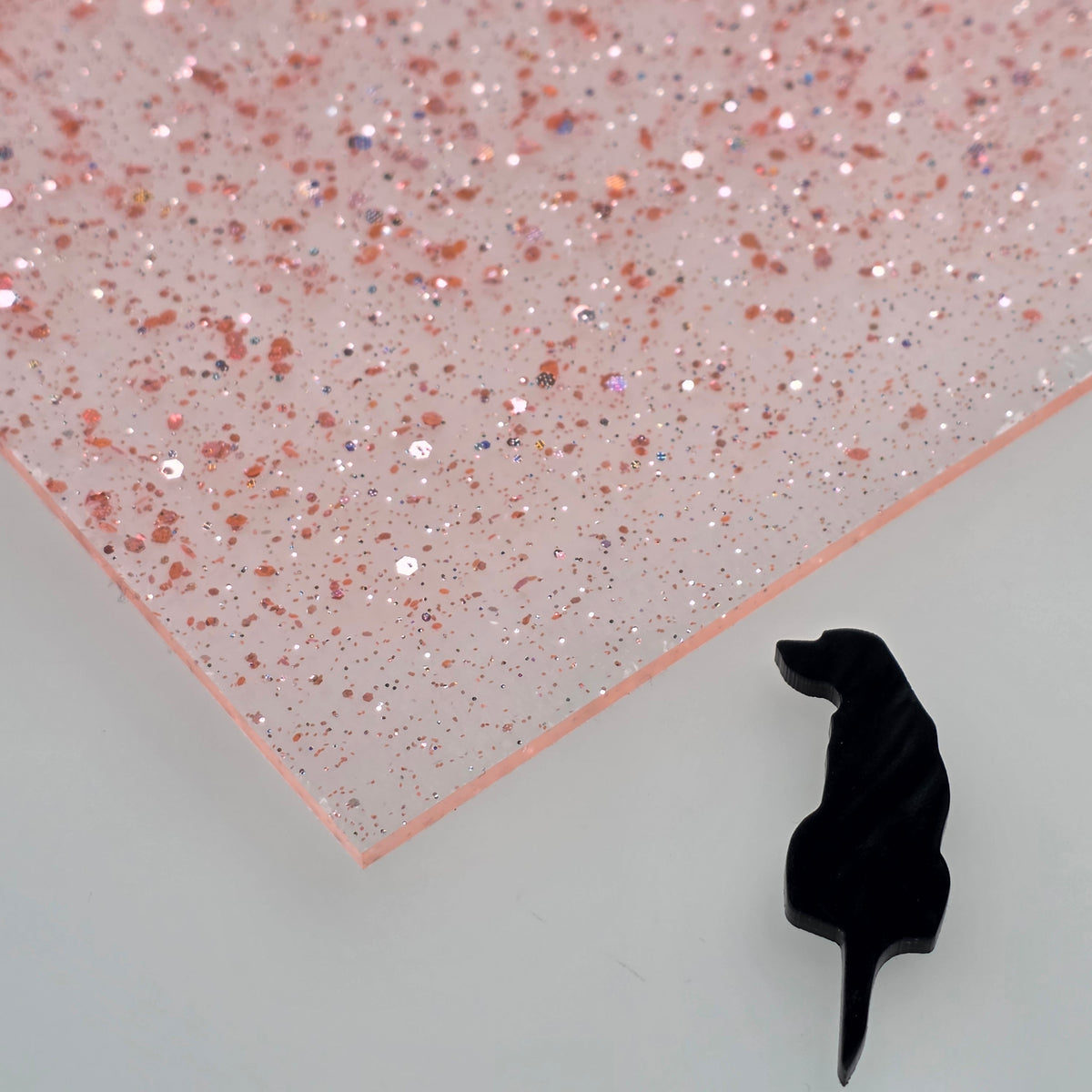 Cosmic Blush Cosmic Kisses acrylic sheet