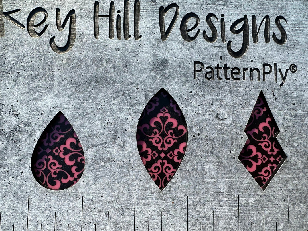 PatternPly® Scattered Damask BLACK