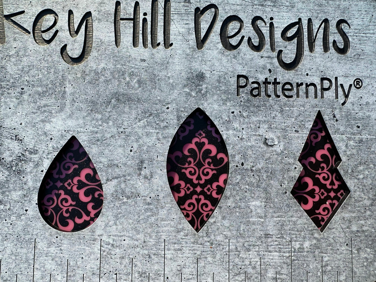 PatternPly® Scattered Damask BLACK product photo 5