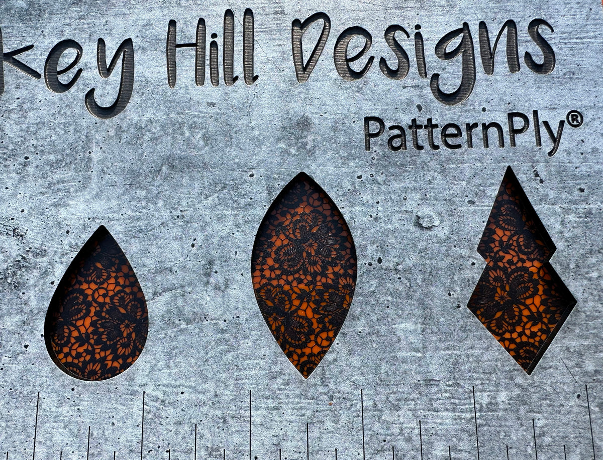 PatternPly® Scattered Lace BLACK product photo 5