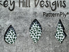 PatternPly® Scattered Micro Shamrocks WHITE product photo 4