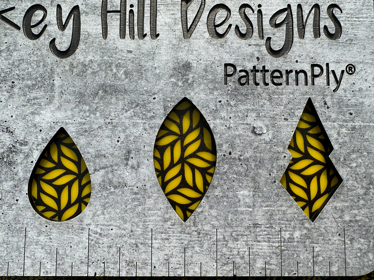 PatternPly® Scattered Leaves BLACK product photo 5