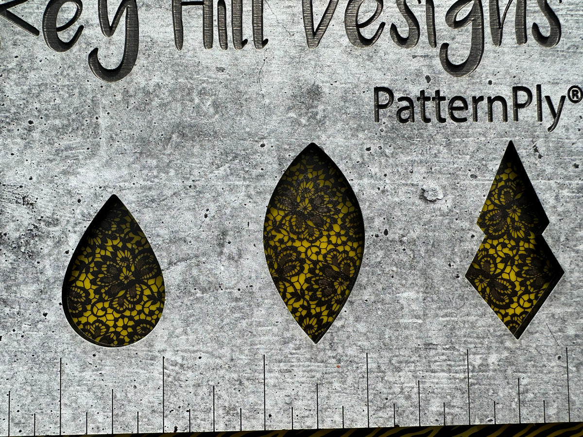 PatternPly® Scattered Lace BLACK product photo 4