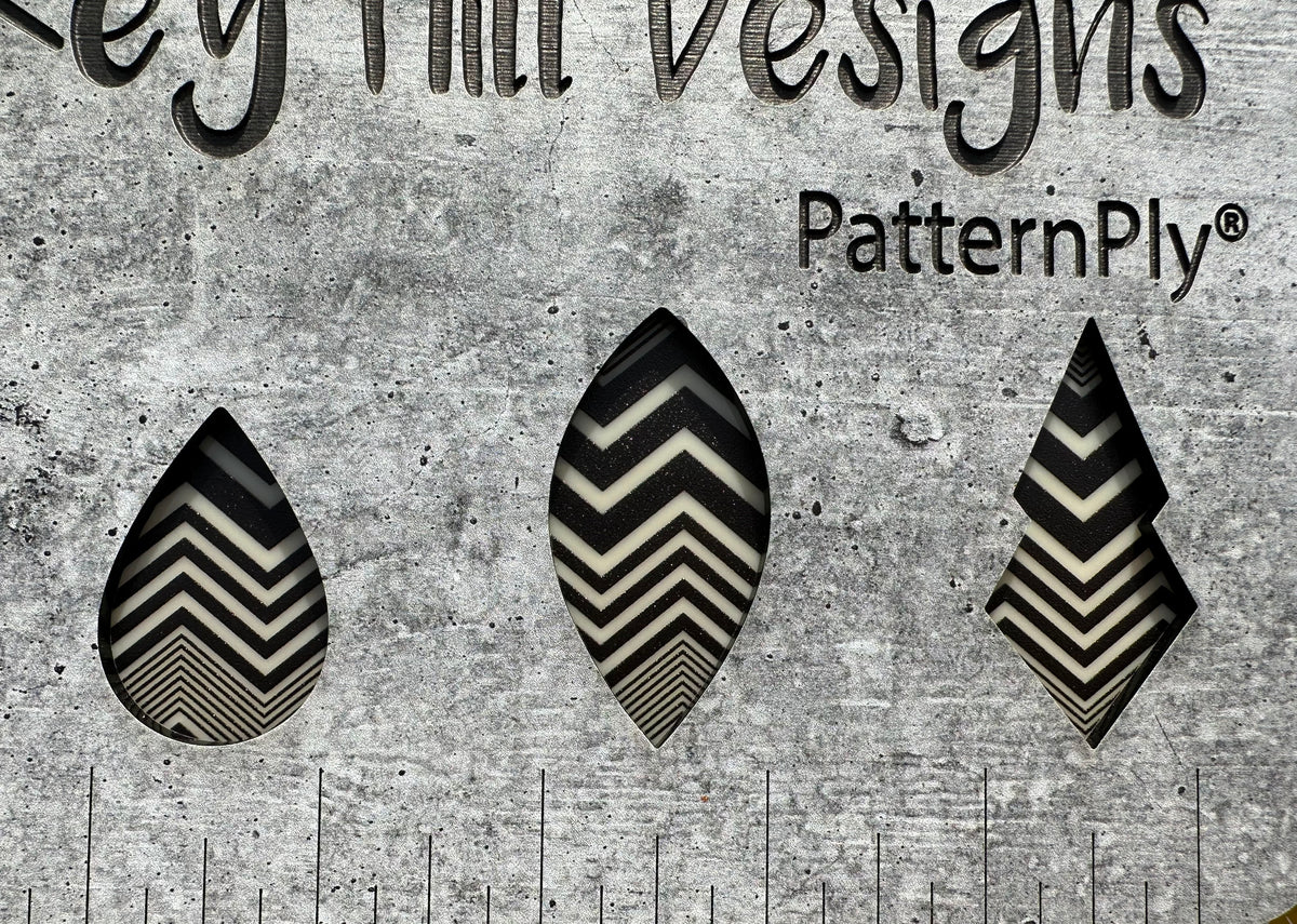 PatternPly® Scattered Chevron BLACK product photo 5