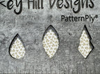PatternPly® Scattered Micro Shamrocks WHITE product photo 8