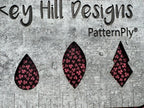 PatternPly® Scattered Micro Shamrocks BLACK product photo 8