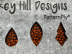 PatternPly® Scattered Micro Shamrocks BLACK product photo 9