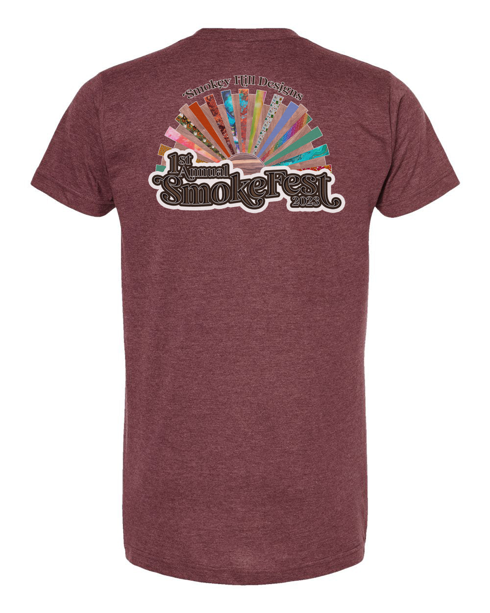 Adult SmokeFest T-Shirt #1 (Sunrise Design)