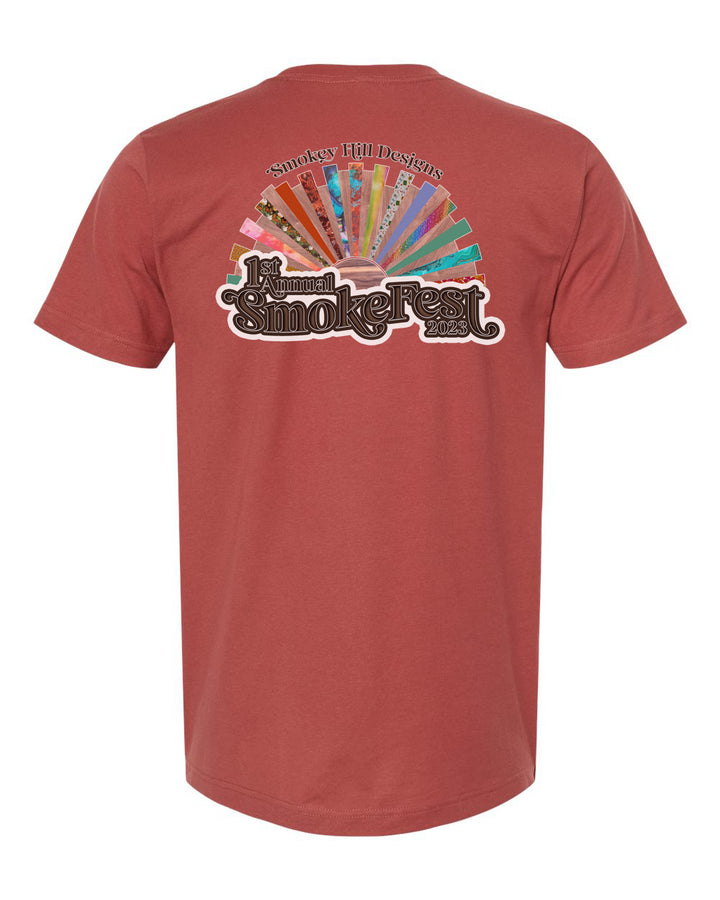 Adult SmokeFest T-Shirt #1 (Sunrise Design)