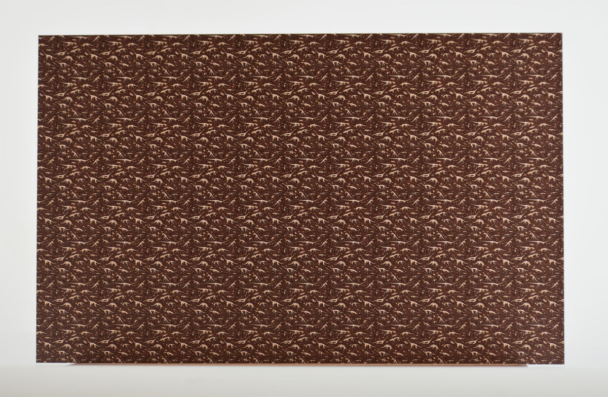 PatternPly® Full Coverage Dinosaur Fossils sheet showing the pattern
