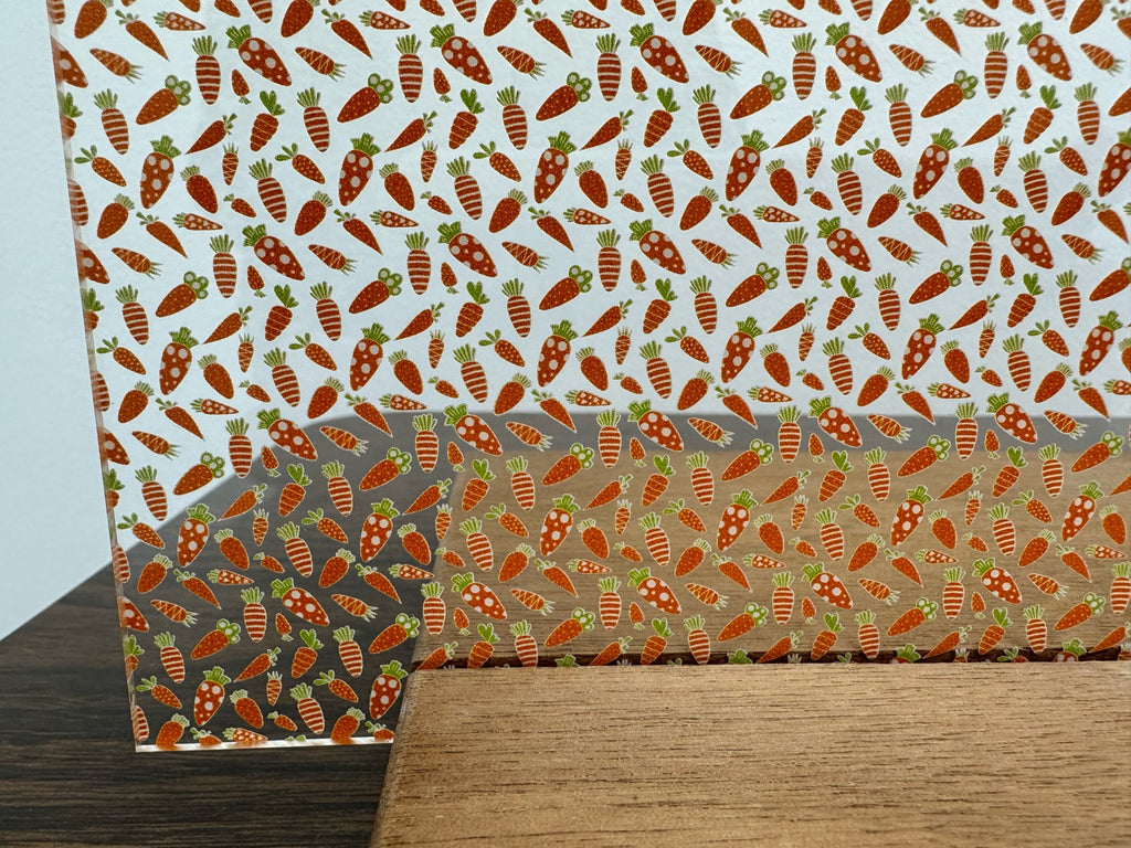 PatternPly® Scattered Patterned Carrots sheet showing the pattern