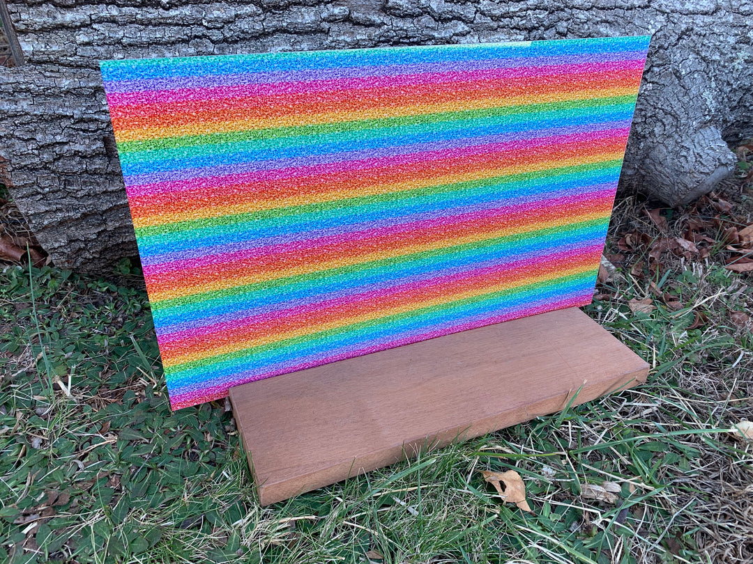 PatternPly® Rainbow Stripe Glitter*