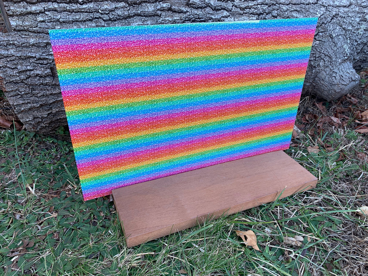 PatternPly® Full Coverage Rainbow Stripe Glitter* product photo 3
