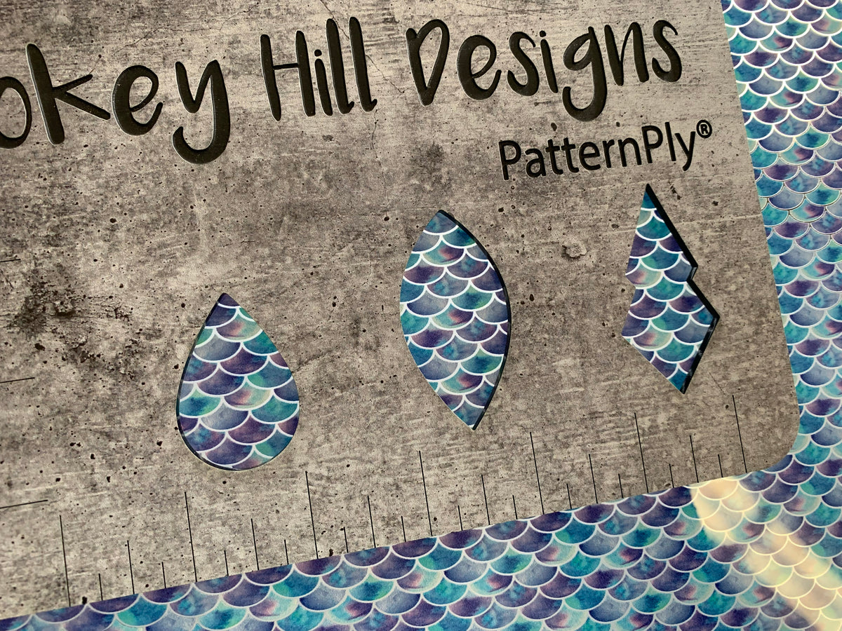 PatternPly® Scattered Micro Mermaid Scales sheet showing the pattern