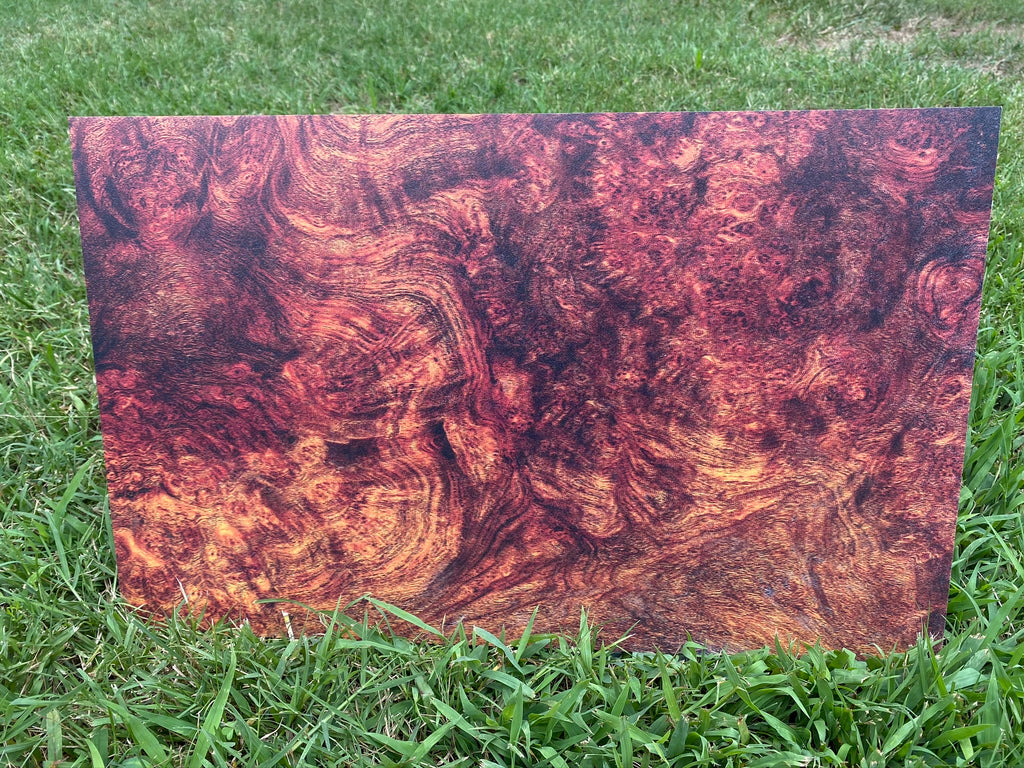 PatternPly® Full Coverage Burl sheet showing the pattern